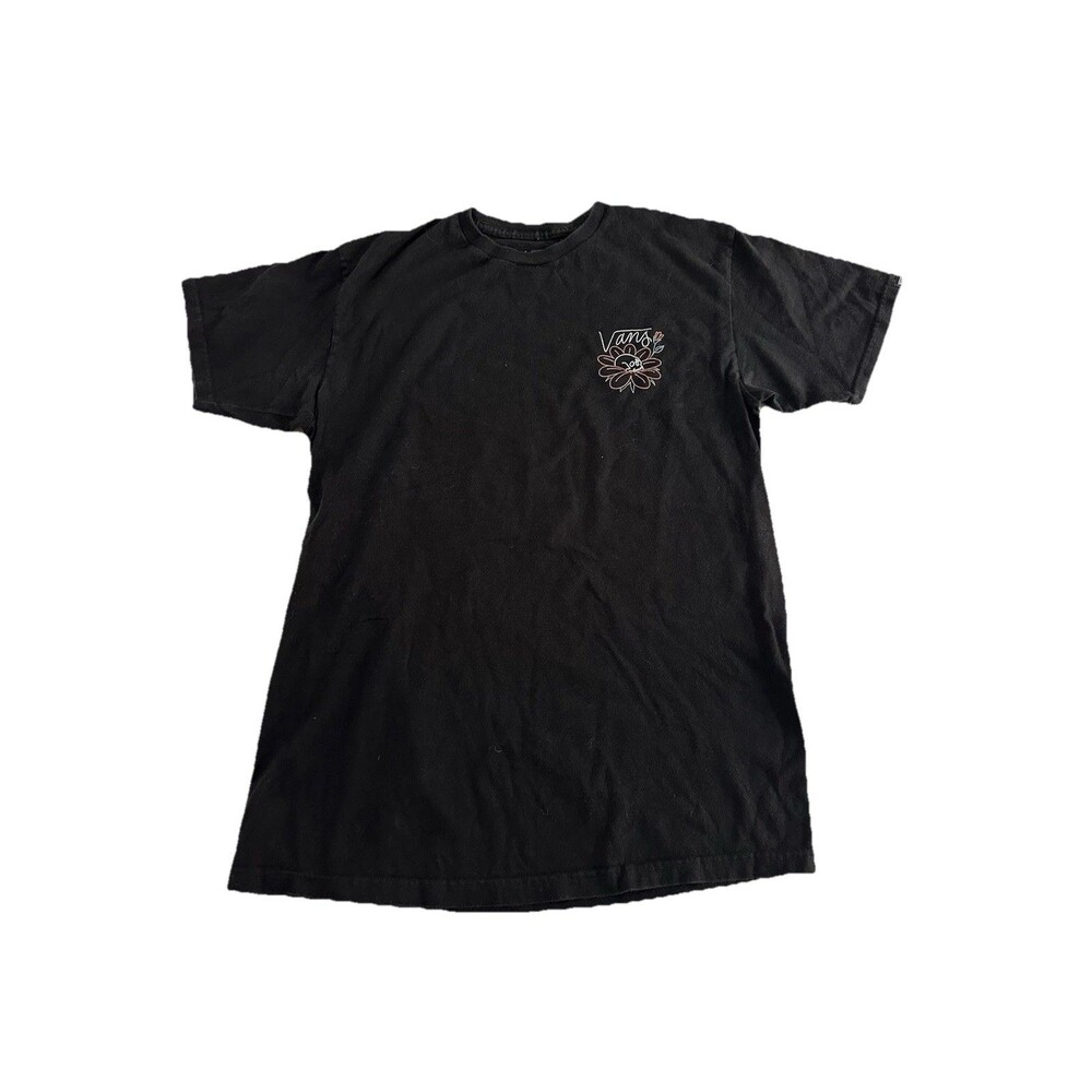 Vans Mens Classic Fit Graphic T Shirt Skull Size Medium M Skater Punk off the wa